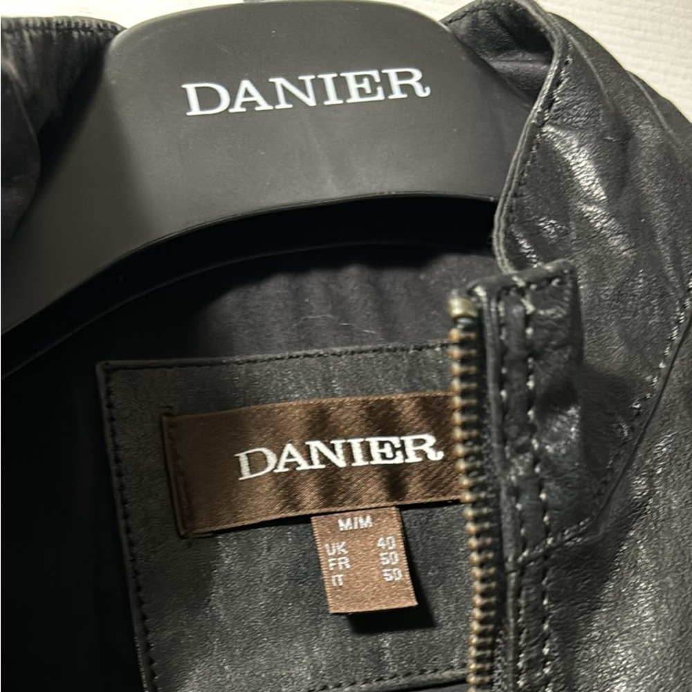 Black Danier Men’s Leather Jacket